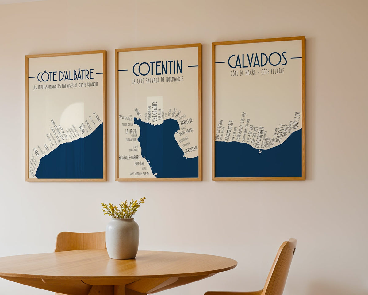 Affiches Normandie | ZoéPoster