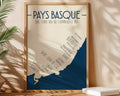 Affiche Pays Basque - Sud-Ouest