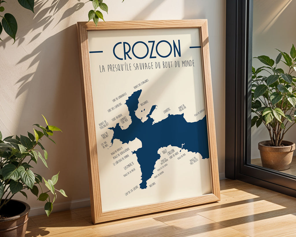 Affiche Presqu'île de Crozon - Bretagne