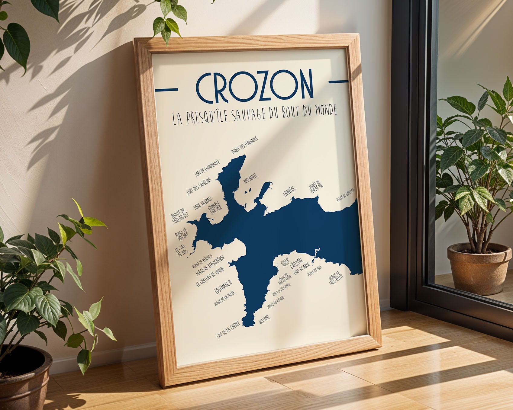 Affiche Presqu'île de Crozon - Bretagne