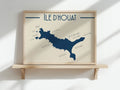 Affiche Ile d'Houat - Bretagne
