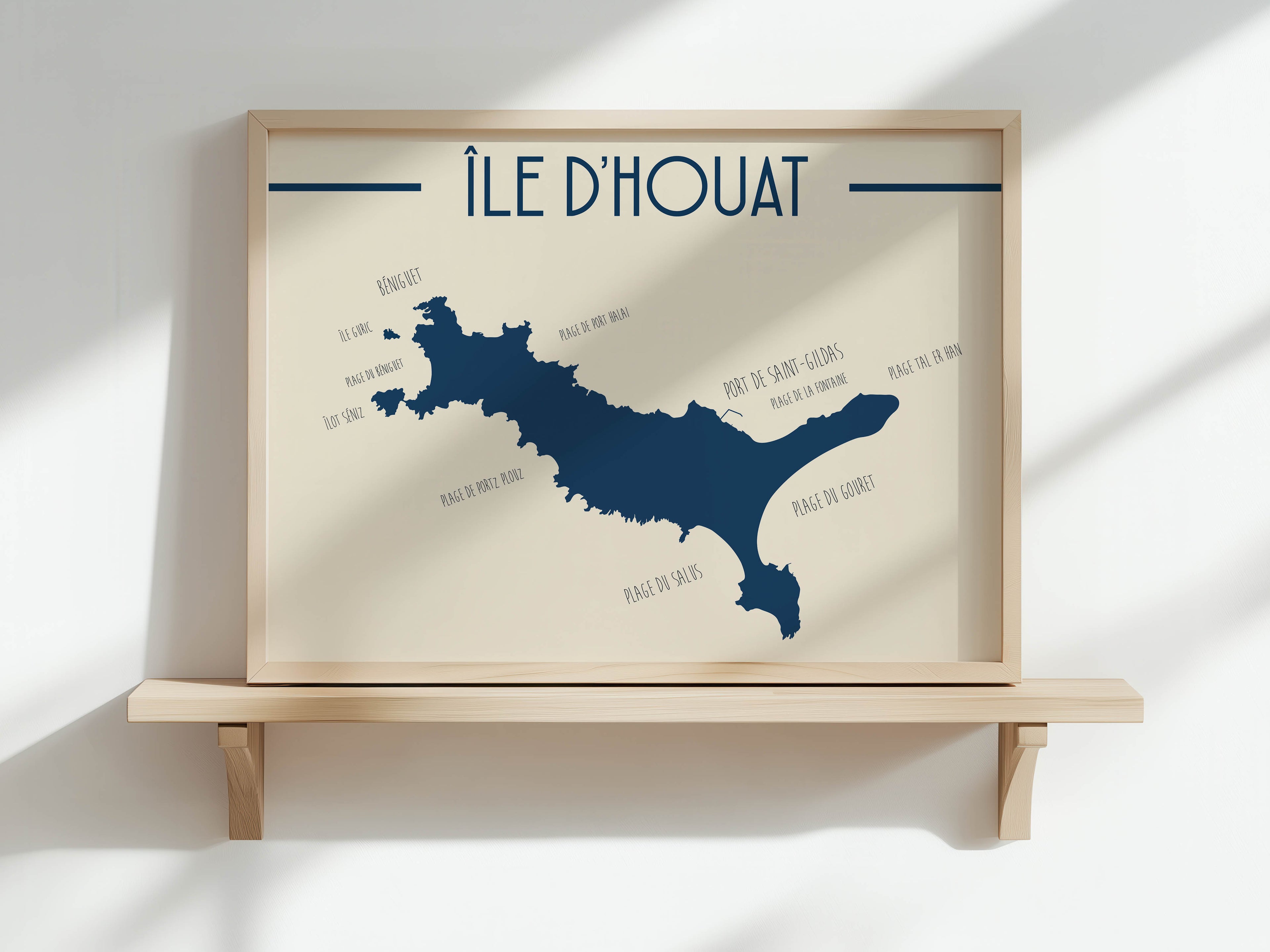 Affiche Ile d'Houat - Bretagne