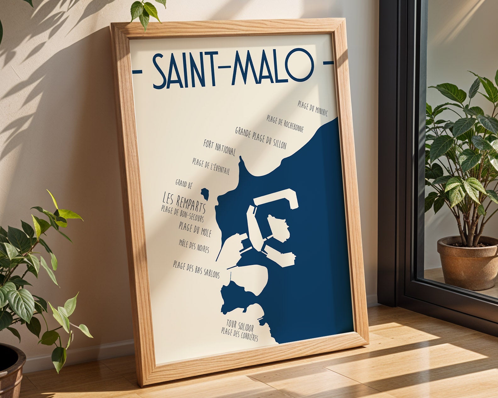 Affiche Saint-Malo - Bretagne