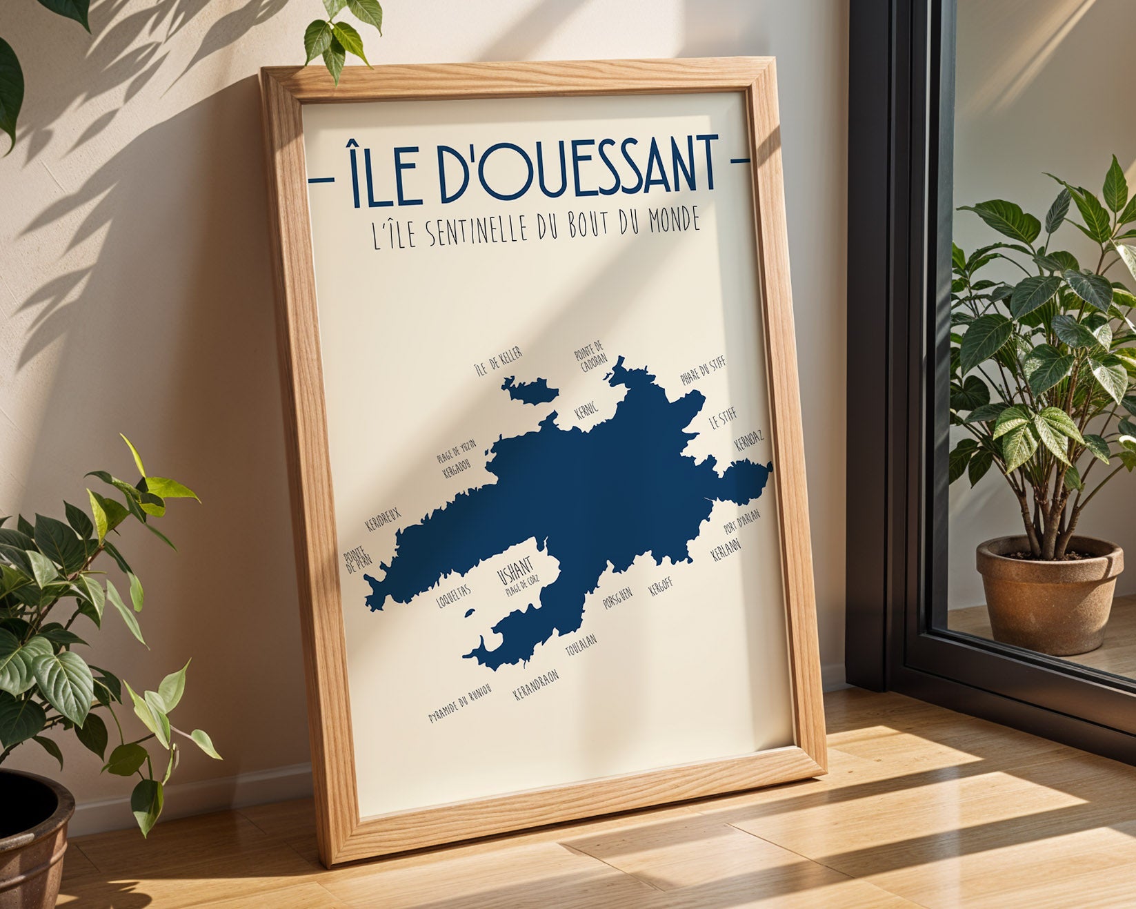 Affiche Île d'Ouessant - Bretagne