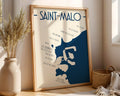 Affiche Saint-Malo - Bretagne