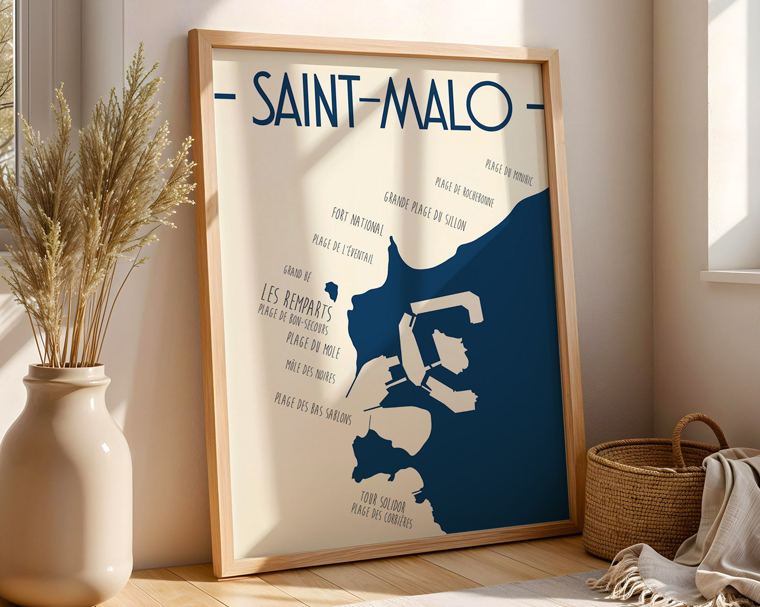 Affiche Saint-Malo - Bretagne