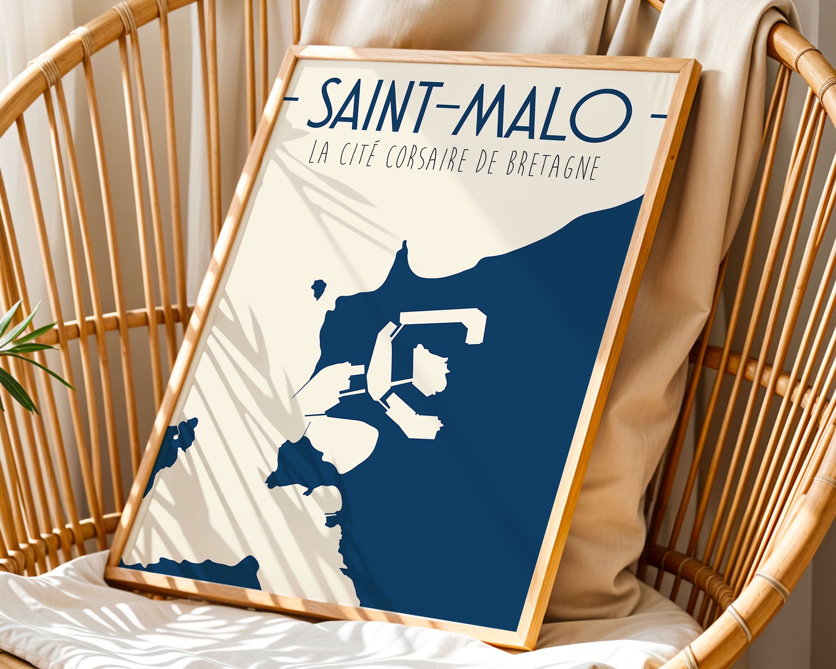 Affiche Saint-Malo - Bretagne