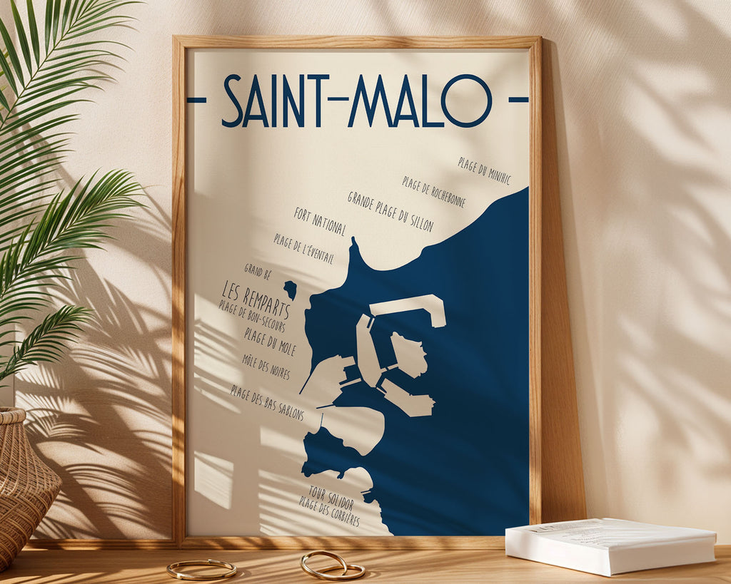Affiche Saint-Malo - Bretagne