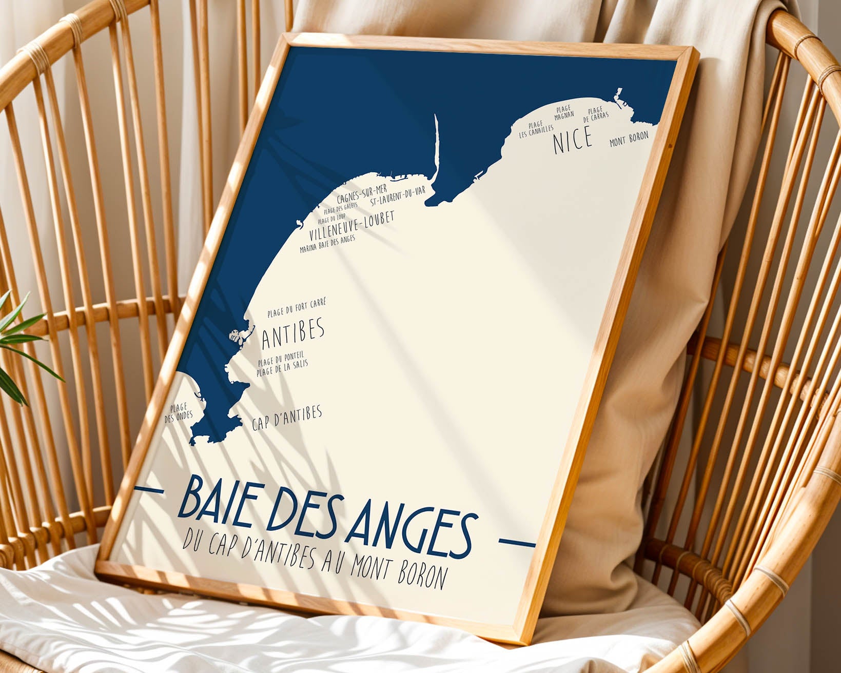 Affiche Baie des Anges - Sud-Est