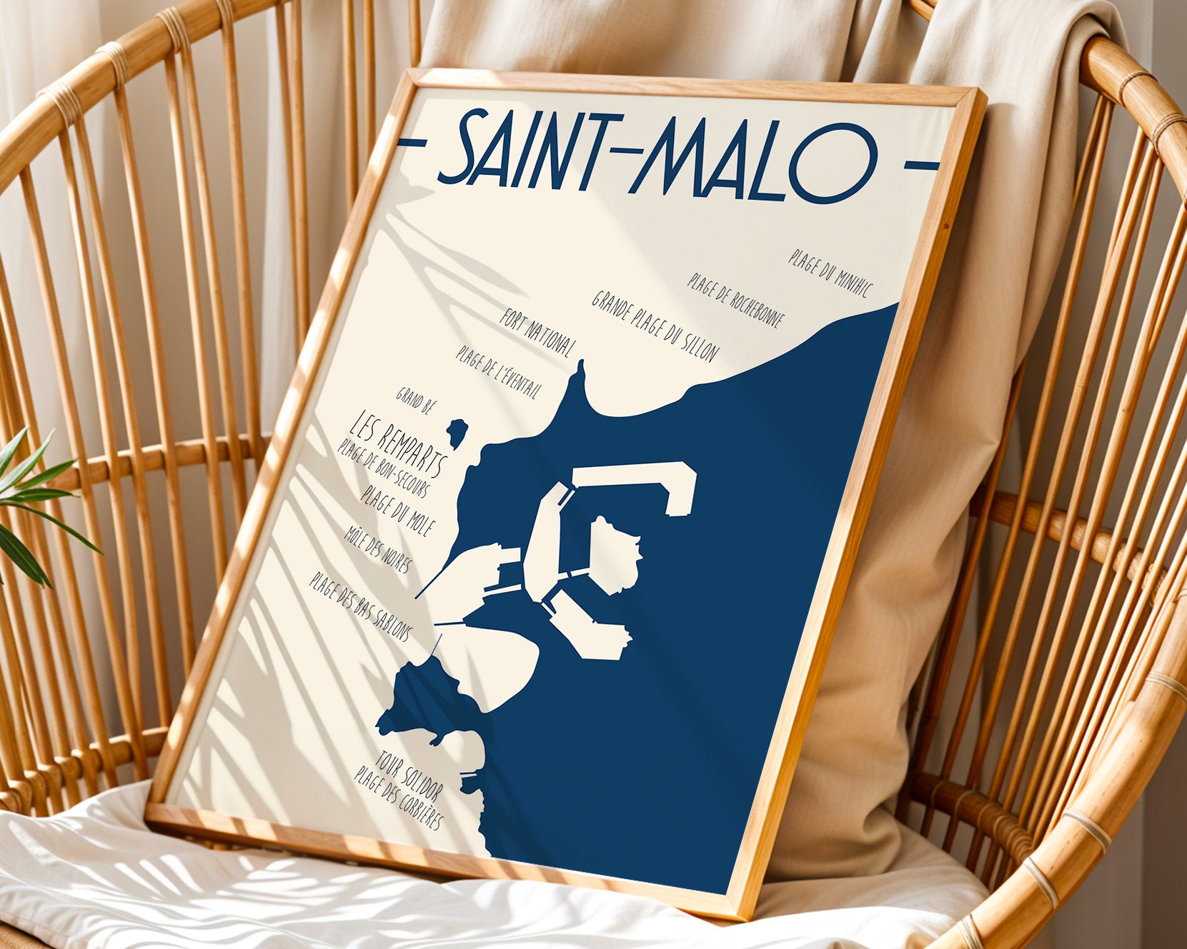 Affiche Saint-Malo - Bretagne