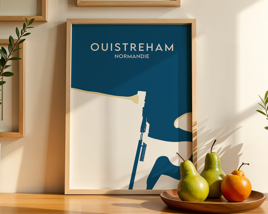 Affiche Ouistreham - Normandie
