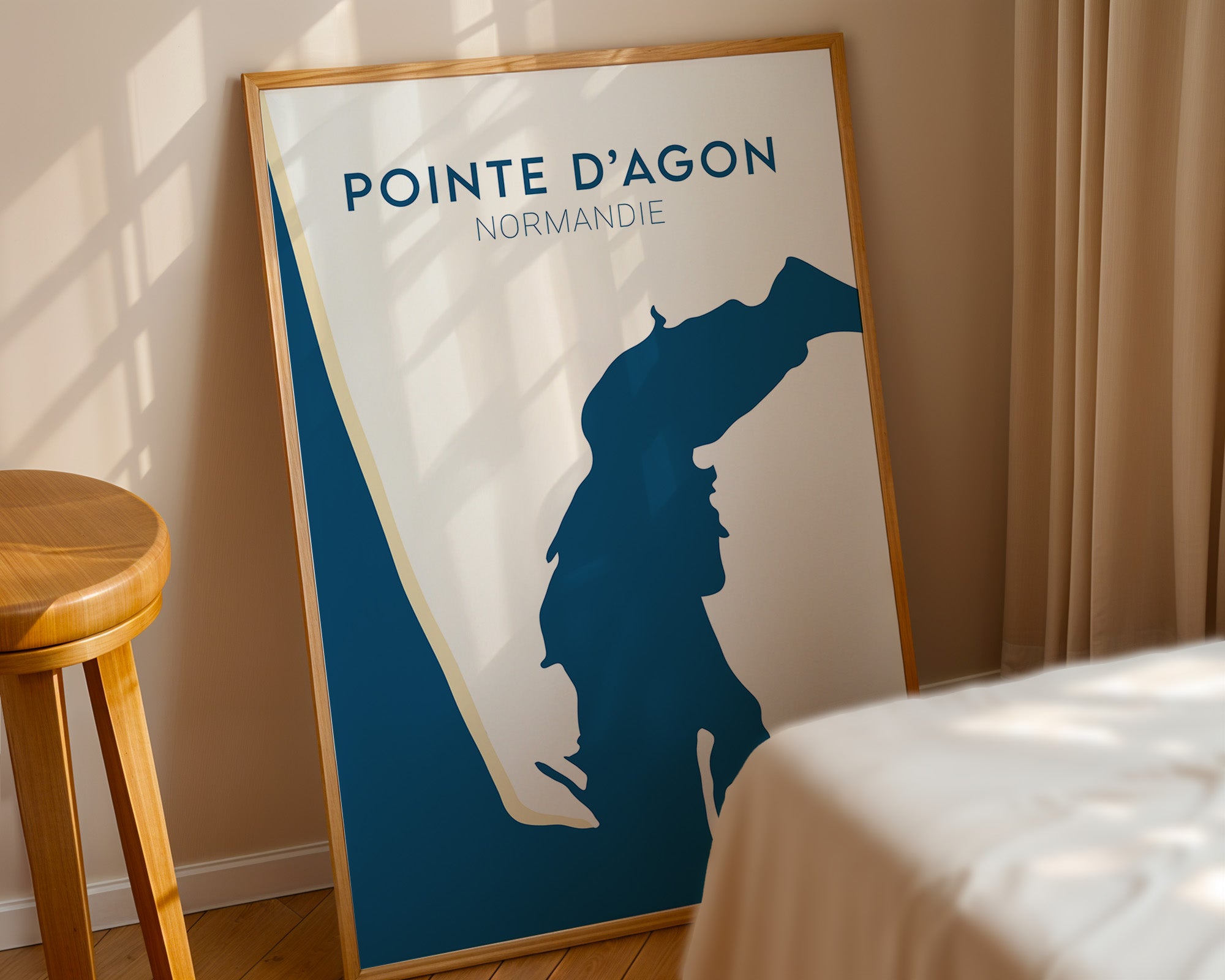 Affiche Pointe d'Agon - Normandie