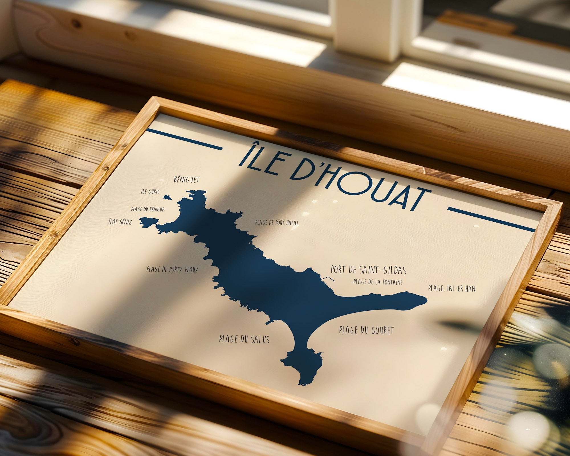 Affiche Ile d'Houat - Bretagne