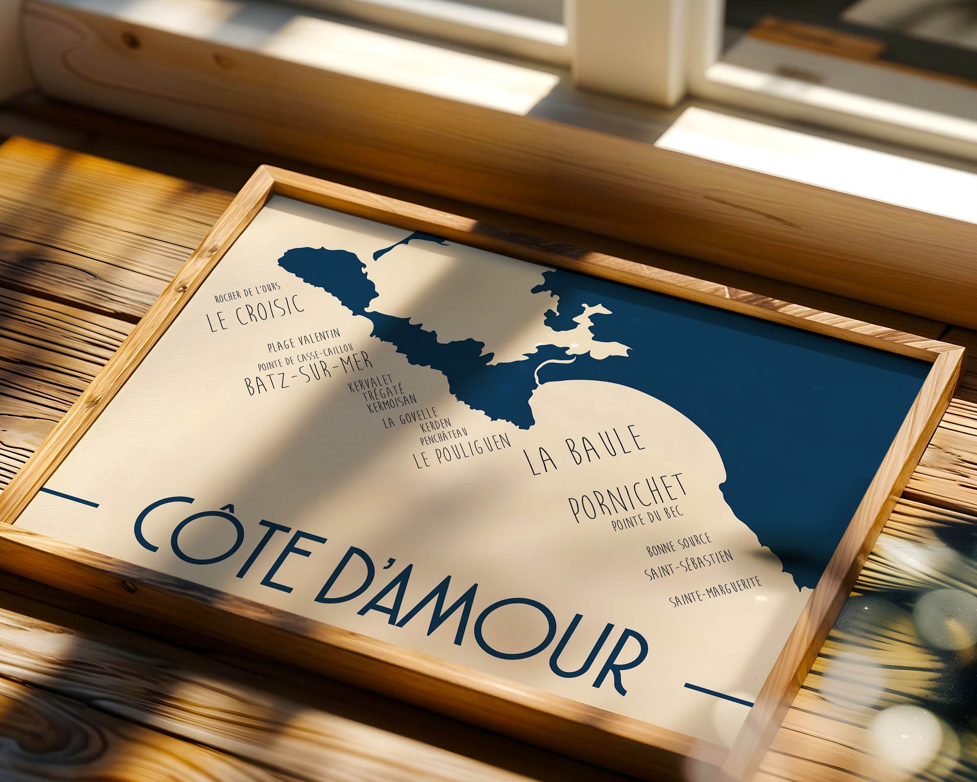 Affiche Côte d'Amour - Loire Atlantique
