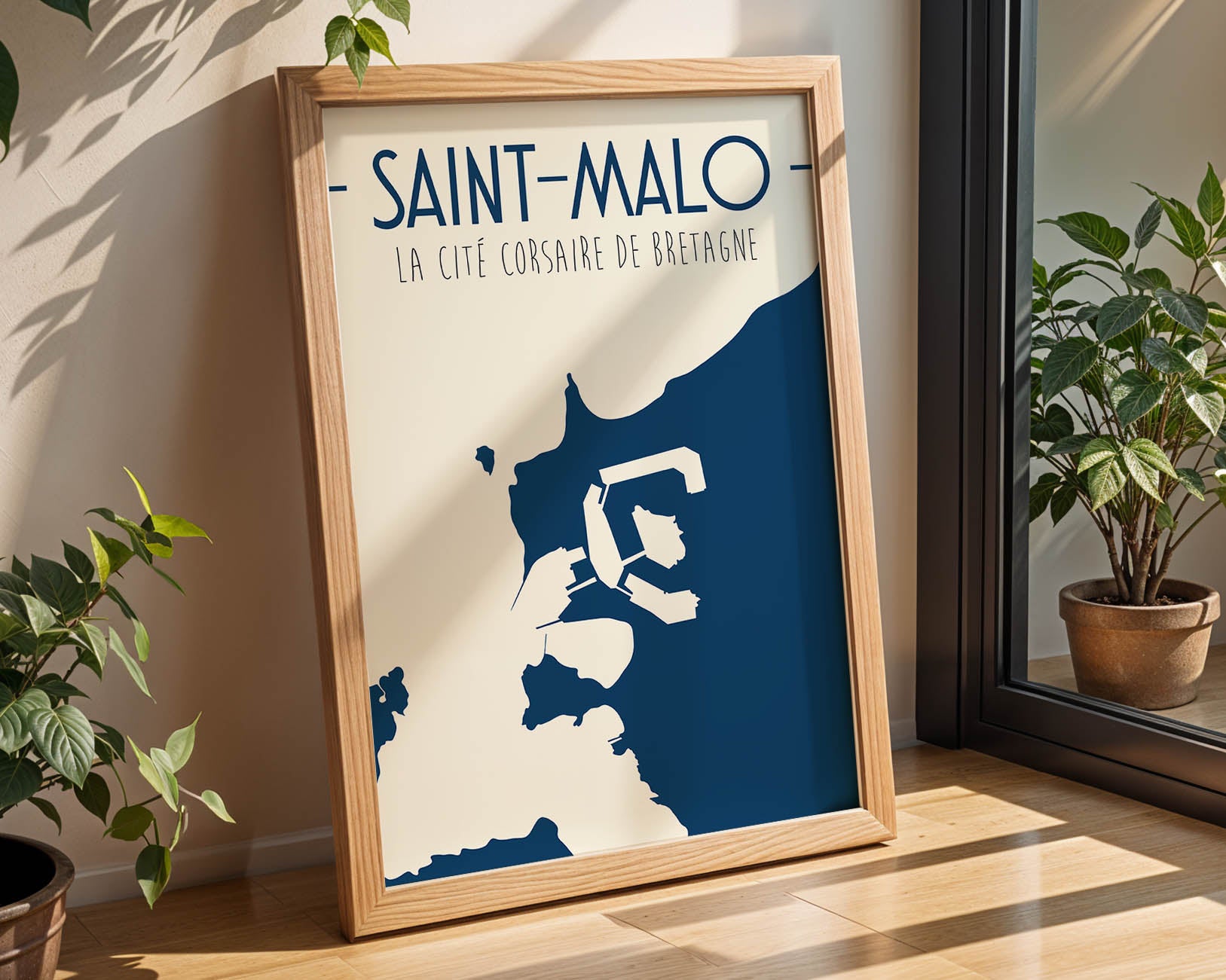 Affiche Saint-Malo - Bretagne