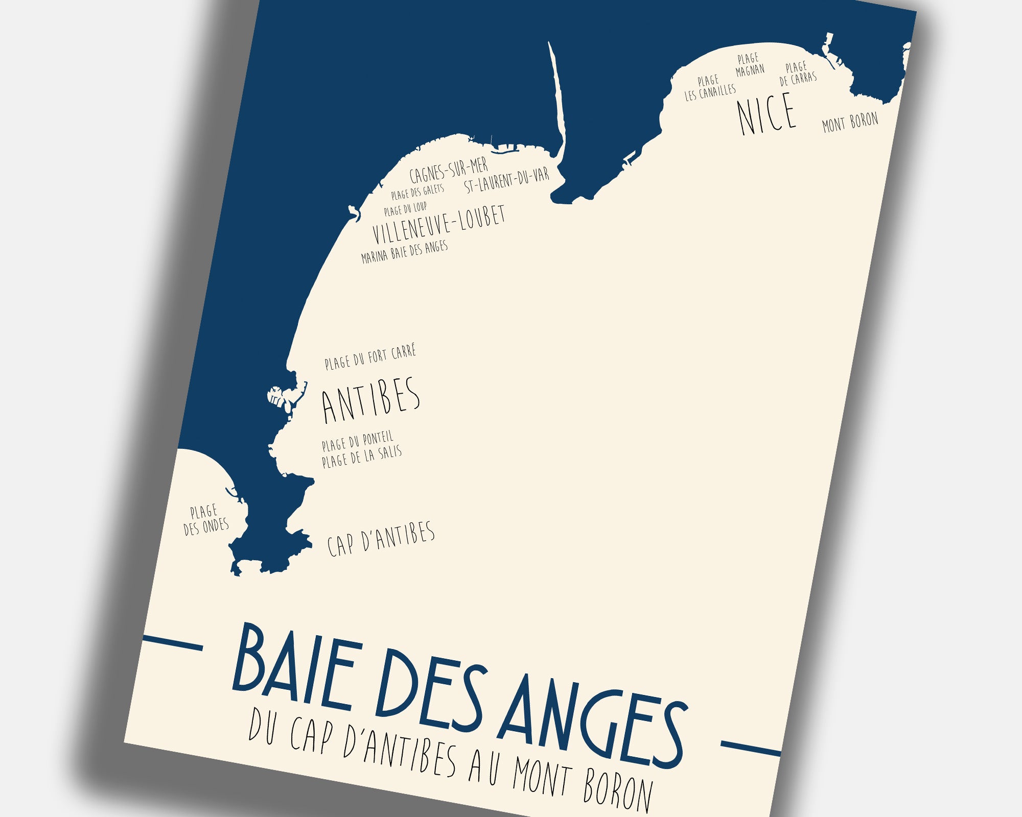 Affiche Baie des Anges - Sud-Est