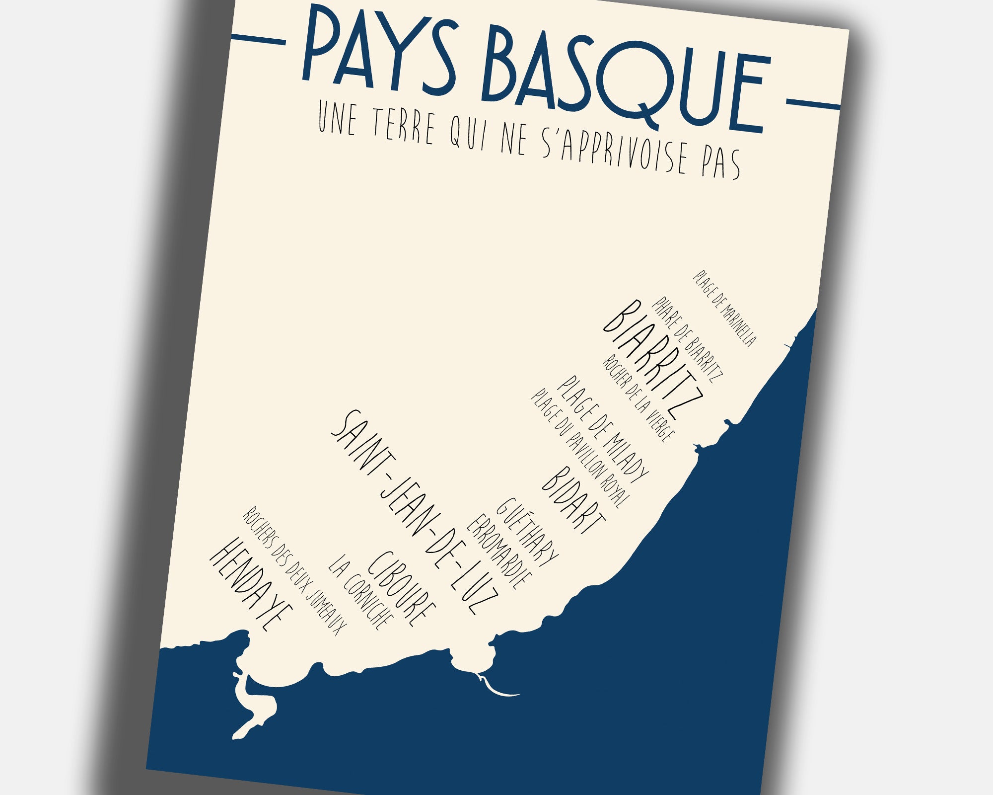 Affiche Pays Basque - Sud-Ouest