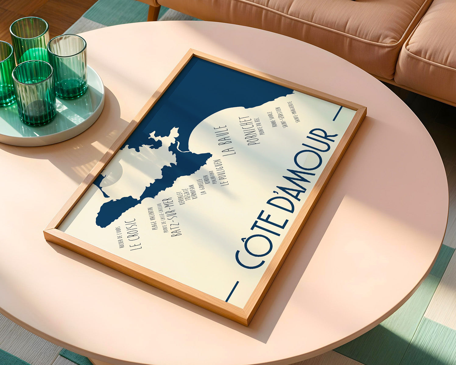 Affiche Côte d'Amour - Loire Atlantique