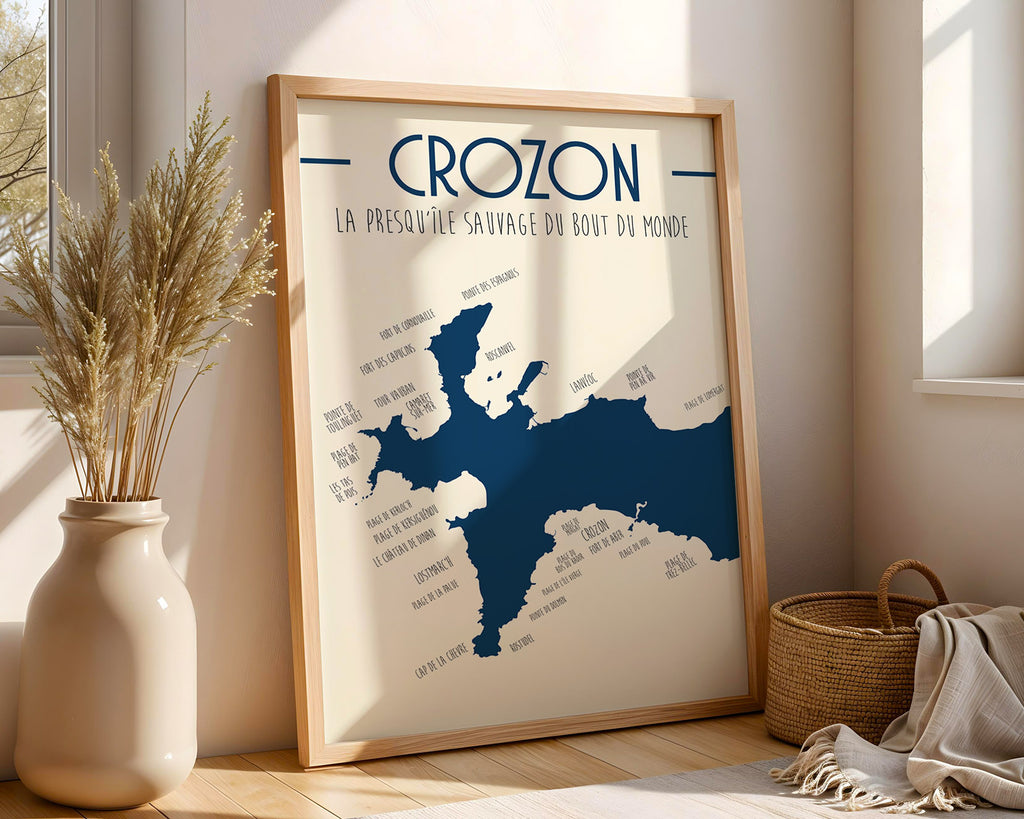 Affiche Presqu'île de Crozon - Bretagne