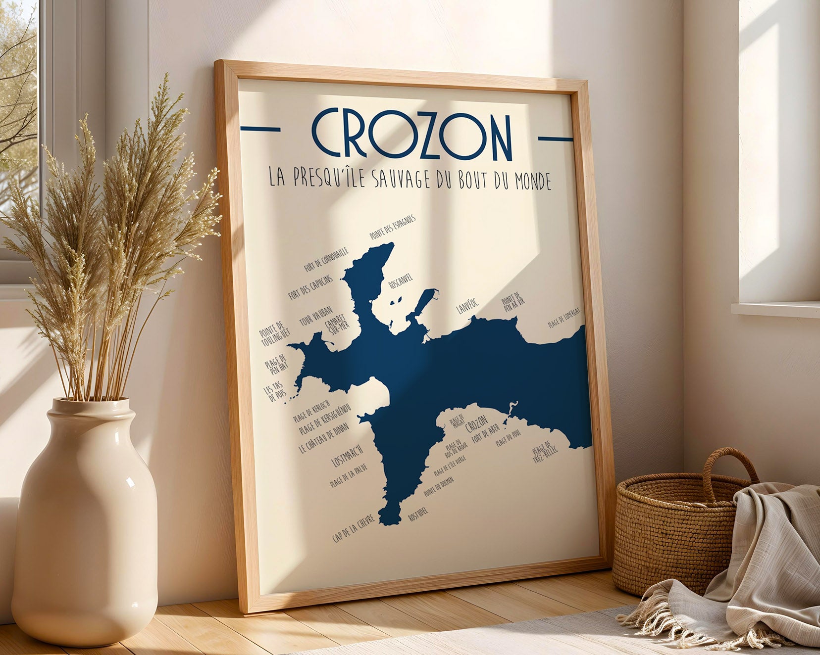 Affiche Presqu'île de Crozon - Bretagne