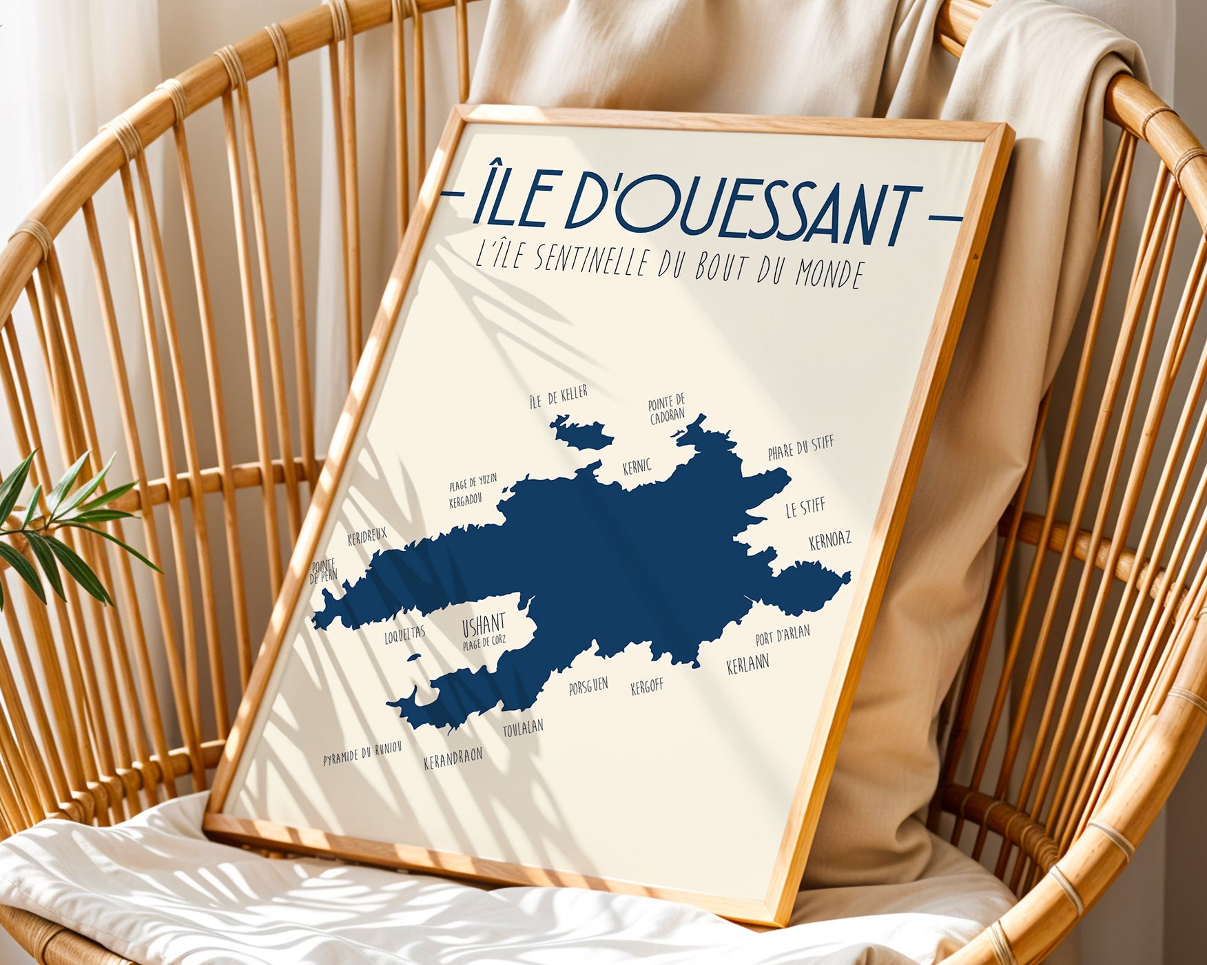 Affiche Île d'Ouessant - Bretagne