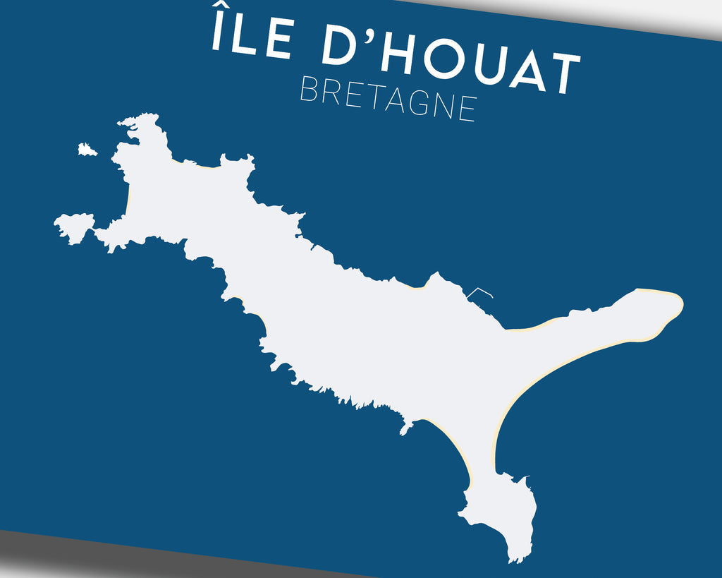 Affiche Ile d'Houat - Bretagne