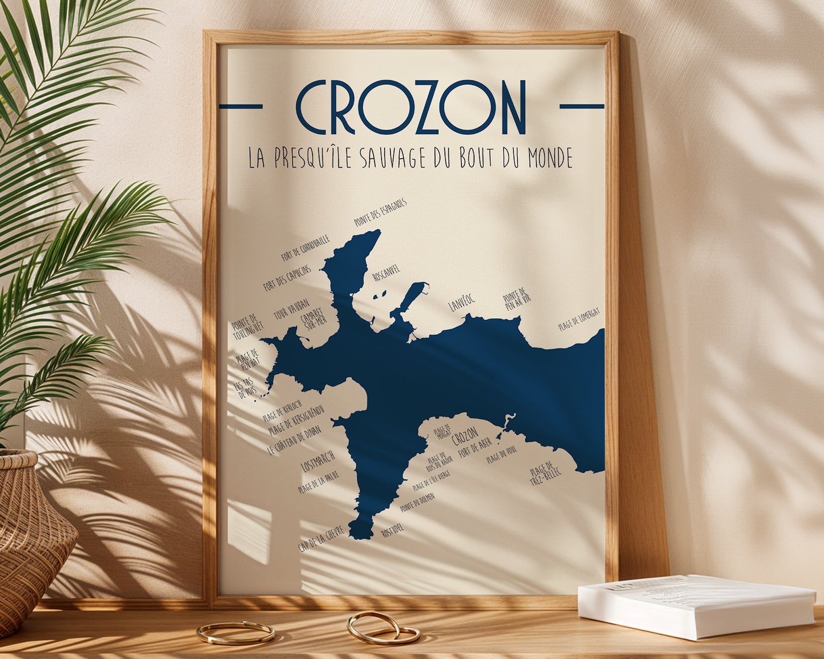 Affiche Presqu'île de Crozon - Bretagne