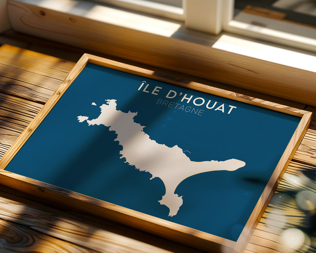 Affiche Ile d'Houat - Bretagne