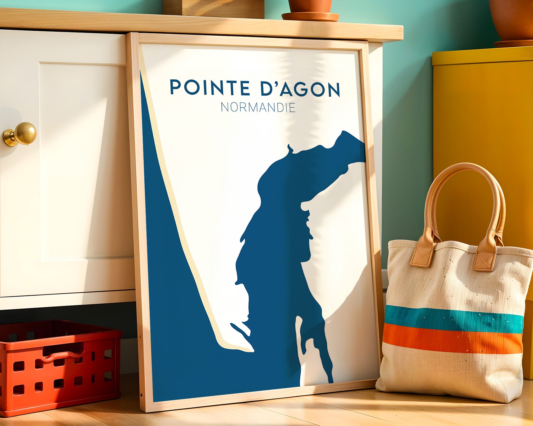Affiche Pointe d'Agon - Normandie