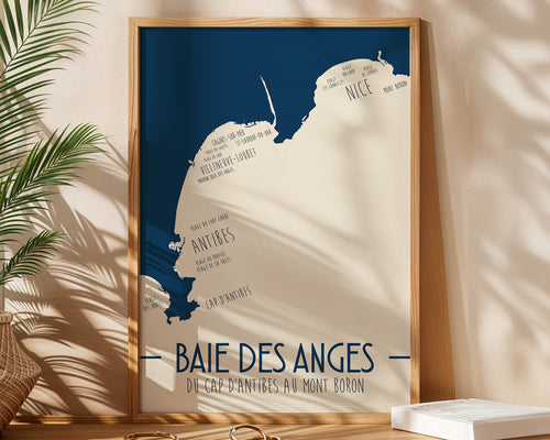 Affiche Baie des Anges - Sud-Est