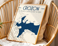 Affiche Presqu'île de Crozon - Bretagne