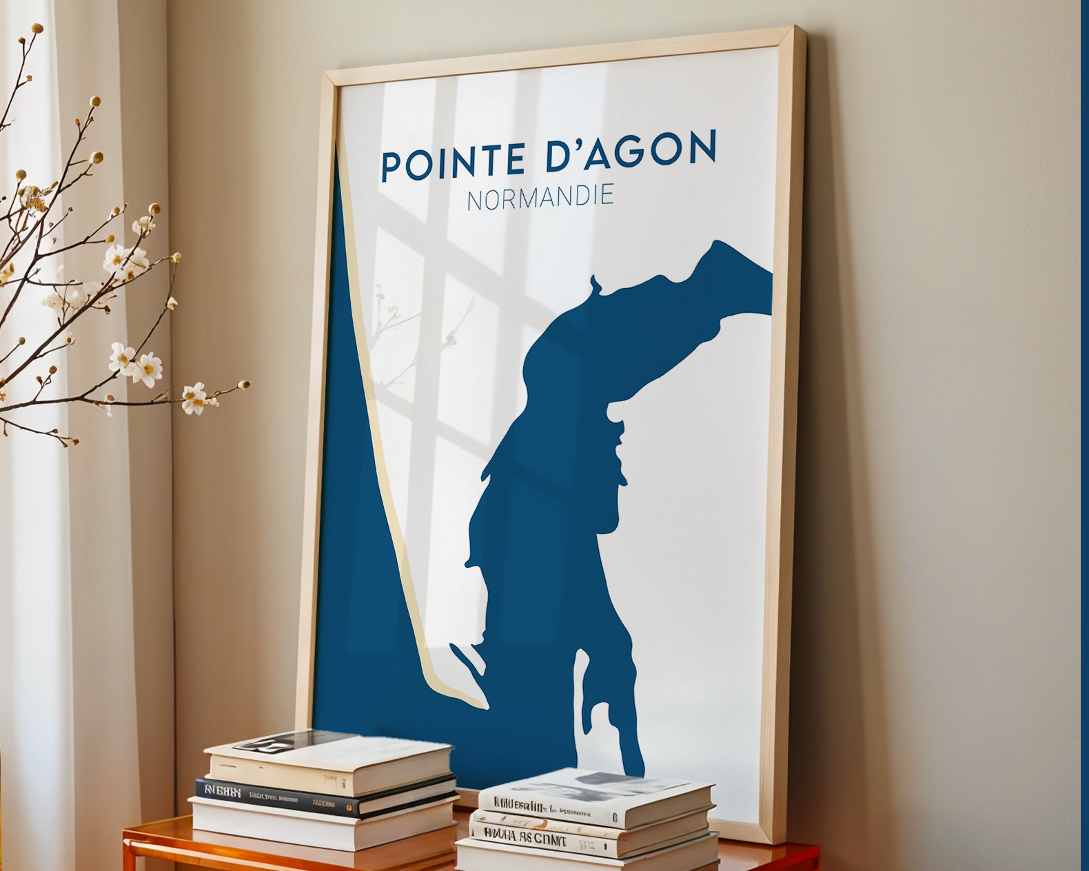 Affiche Pointe d'Agon - Normandie