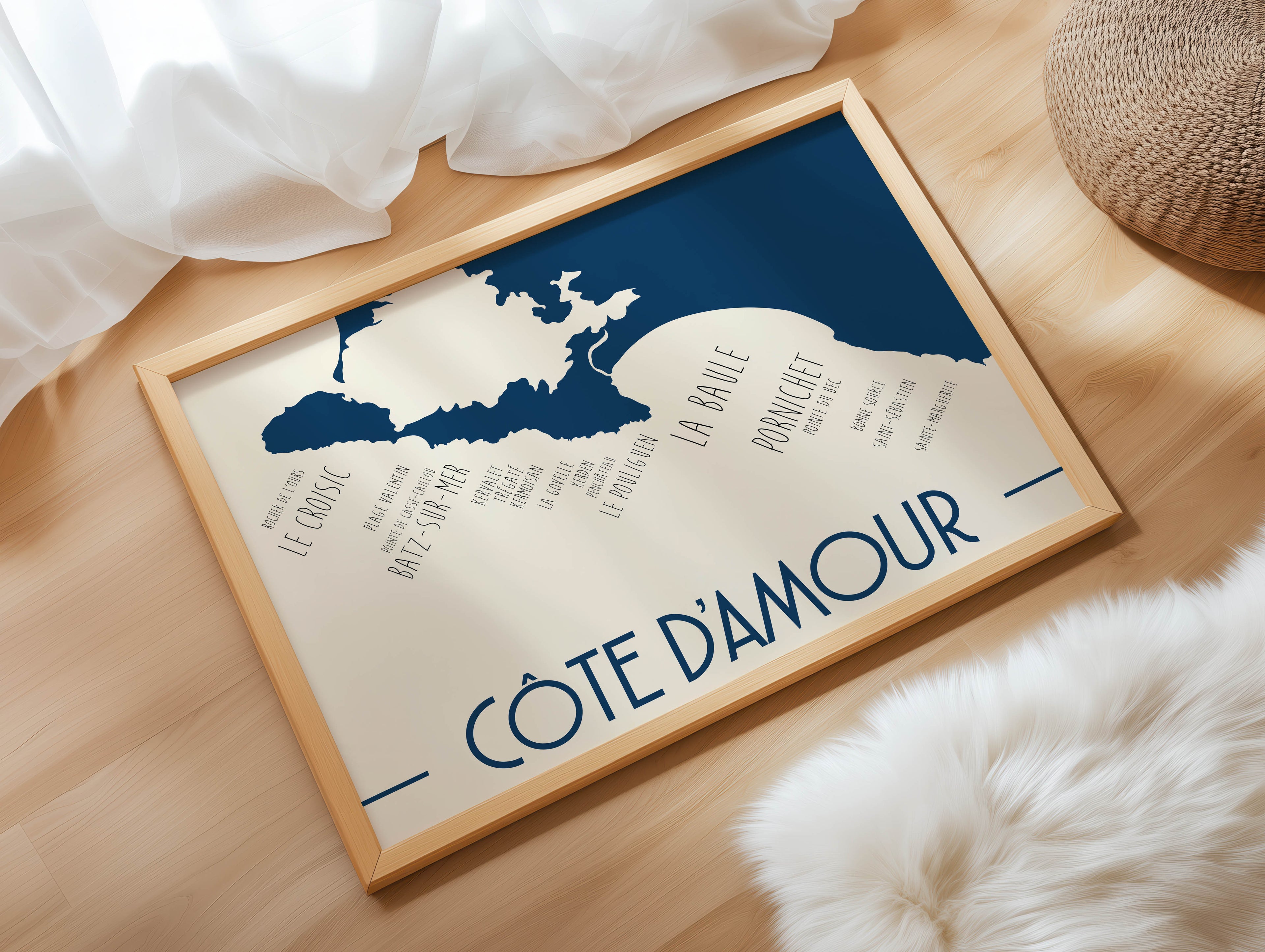 Affiche Côte d'Amour - Loire Atlantique