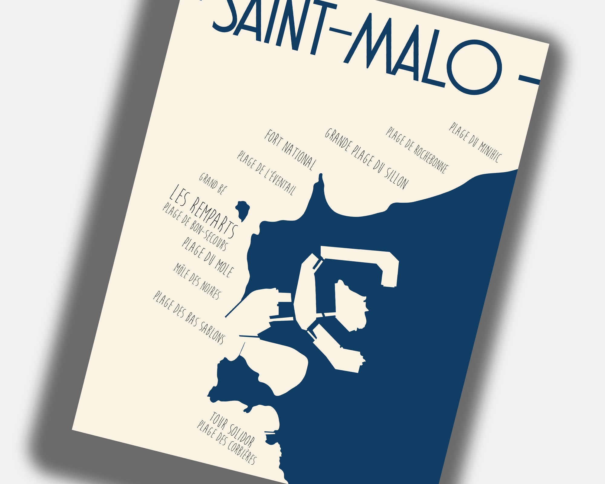 Affiche Saint-Malo - Bretagne