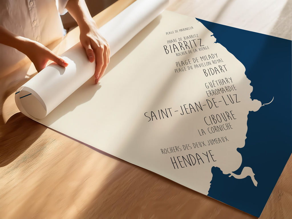 Affiche Pays Basque - Sud-Ouest