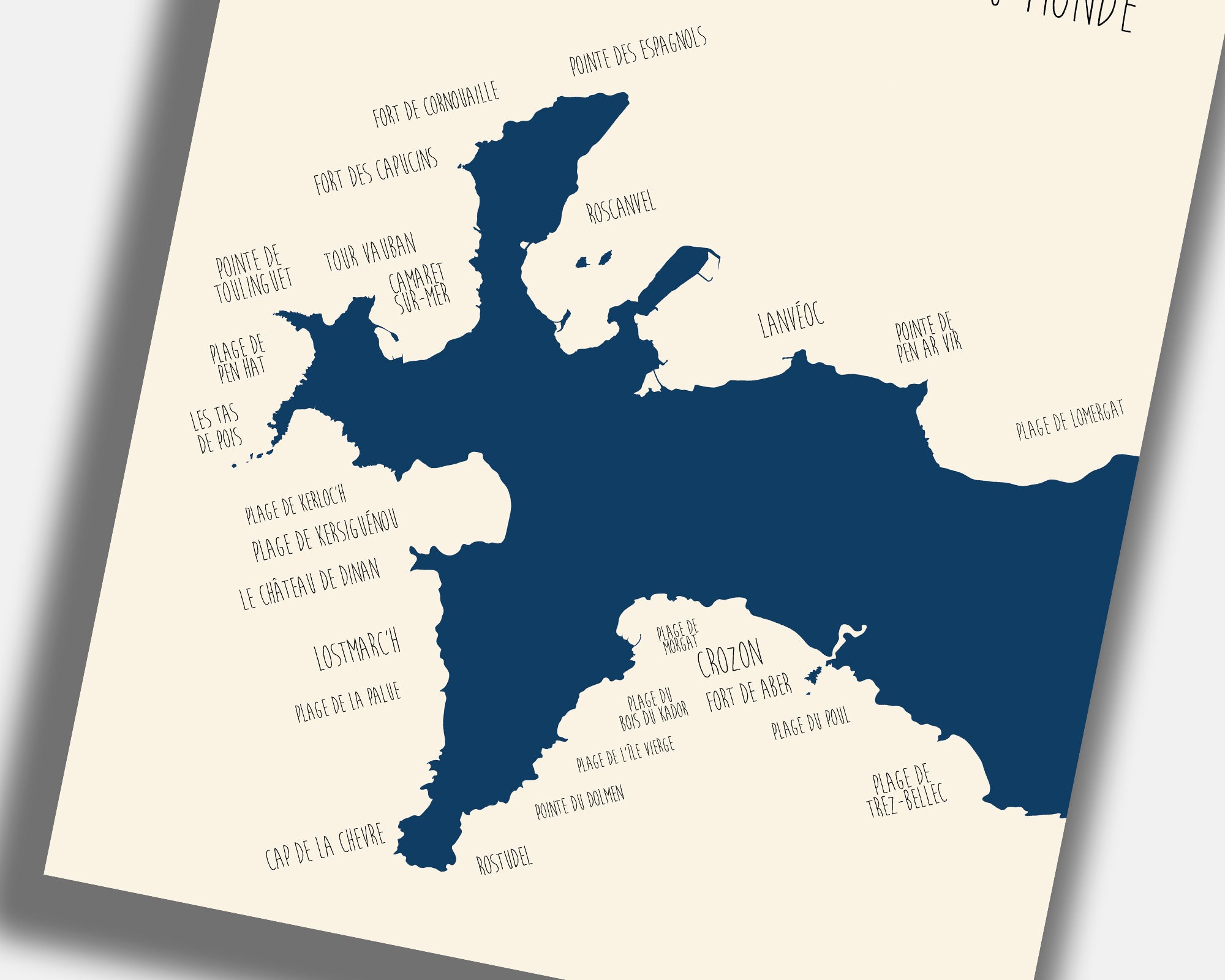 Affiche Presqu'île de Crozon - Bretagne