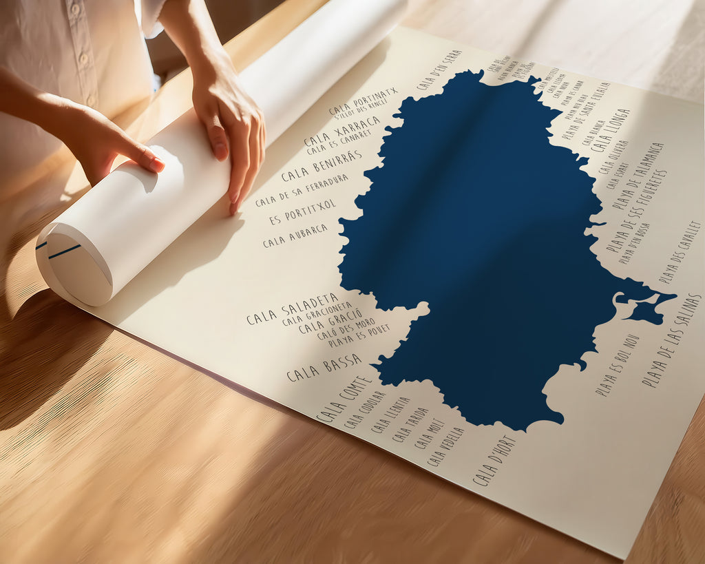 Décoration murale côtière Île d’Yeu – affiche minimaliste et élégante Zoe Poster