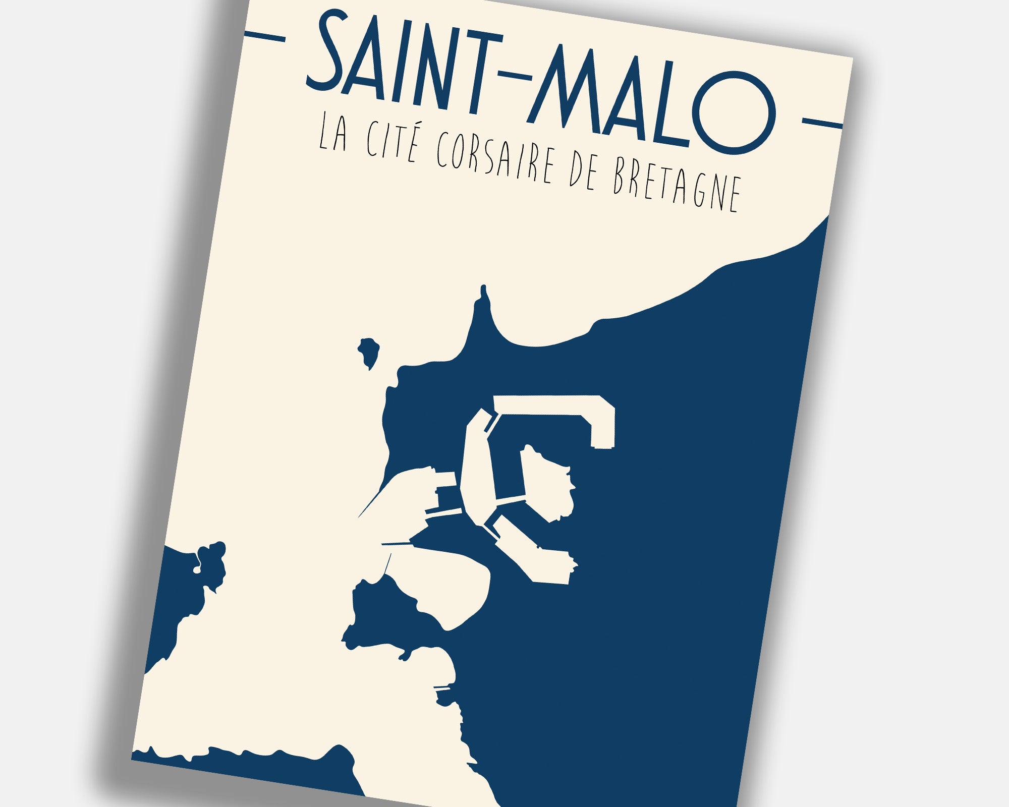 Affiche Saint-Malo - Bretagne